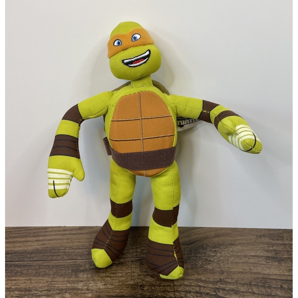 Teenage Mutant Ninja Turtles Michelangelo 10" Plush Doll TMNT Nickelodeon 2014